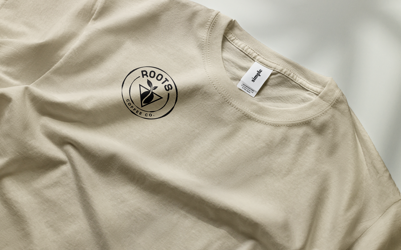 T-shirt branding for a coffee company by RE agency