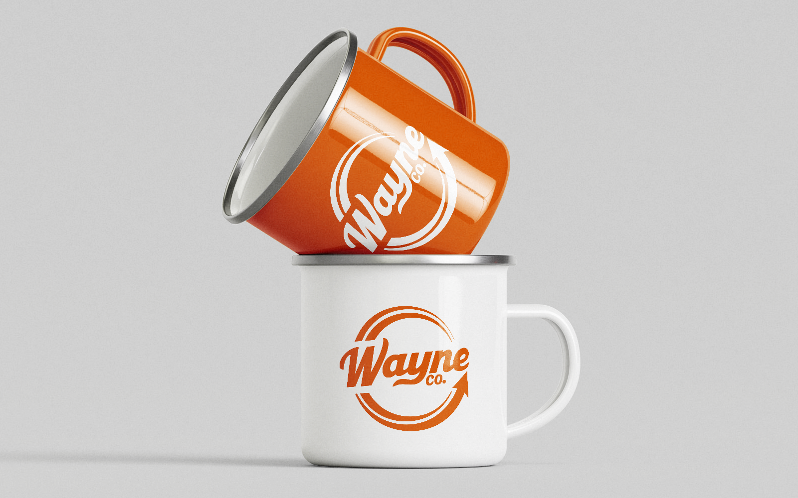 Branded coffee mugs