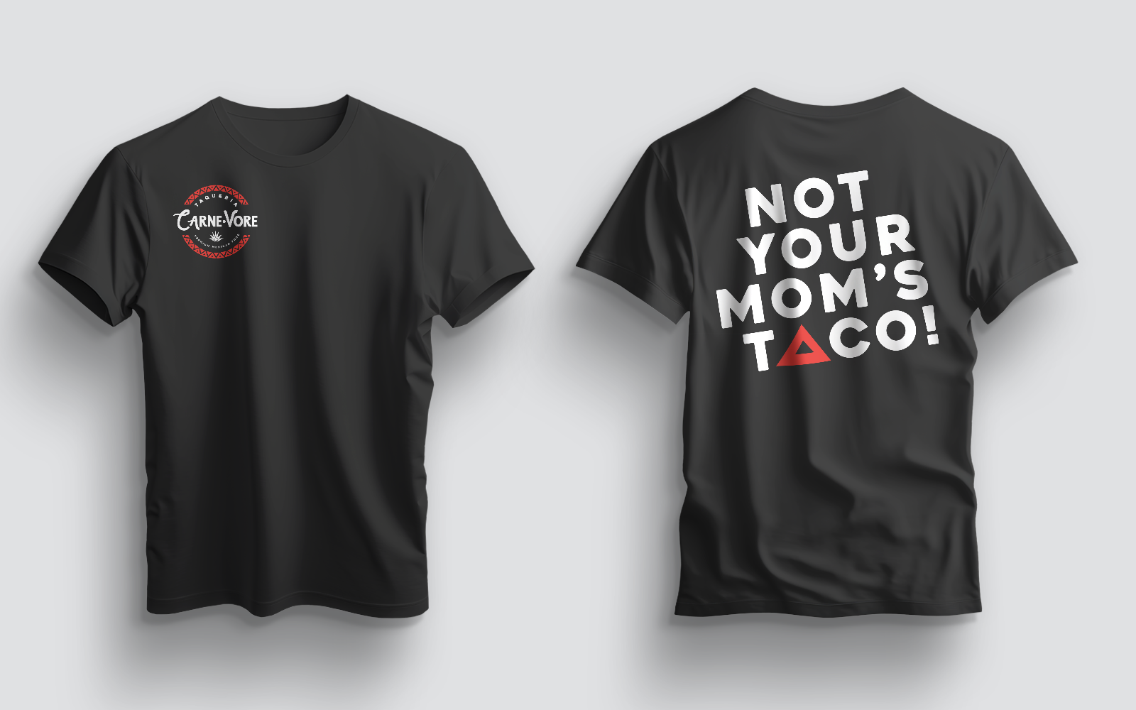 Branded t-shirt designs for a Mexican restaurant by RE agency