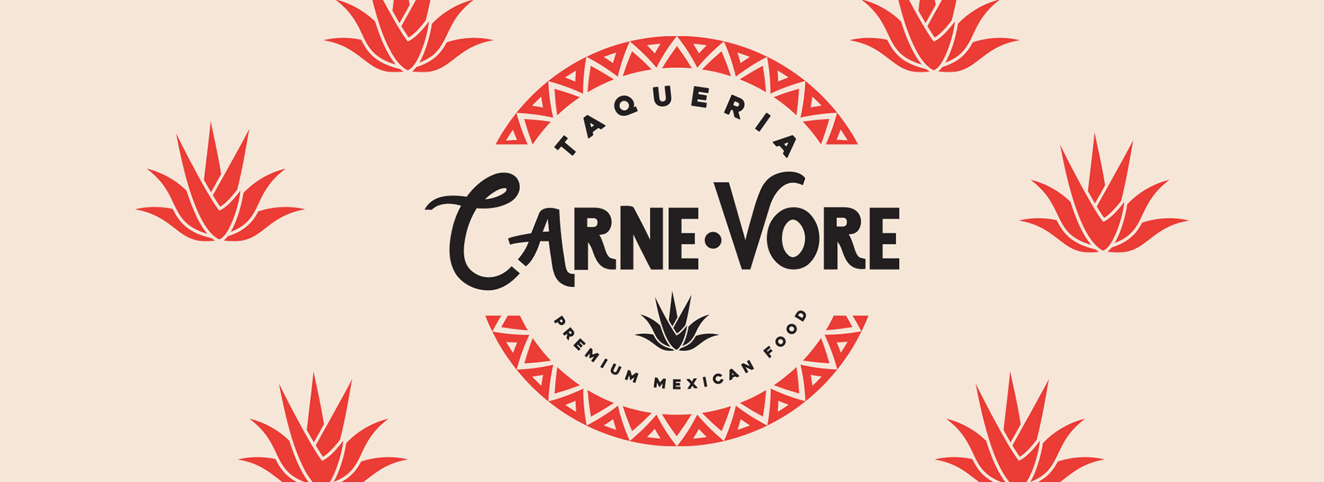 Branding graphic logo design for authentic Mexican taco restaurant.
