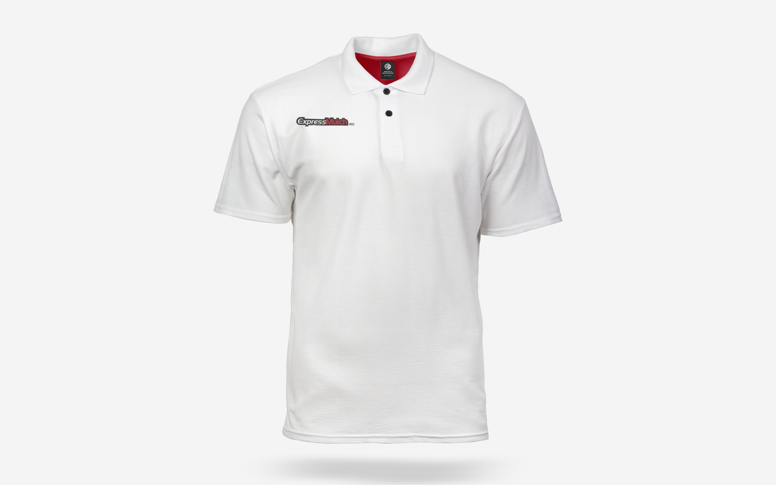 Branded Polo shirt for Express Mulch by RE agency