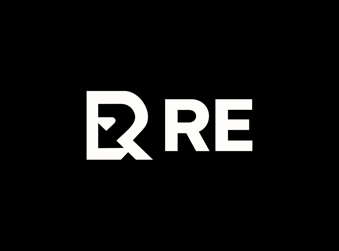 RE Agency logo motion graphic