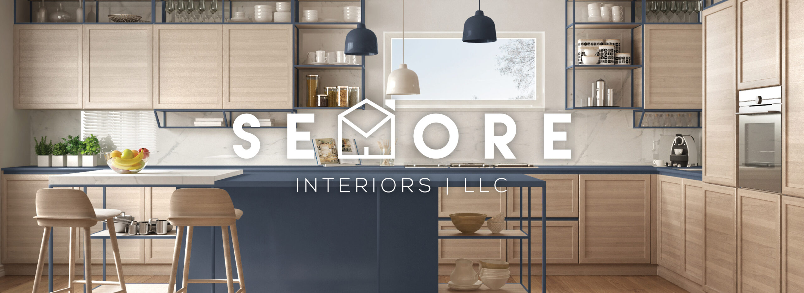 Branding for an interior design company marketing materials