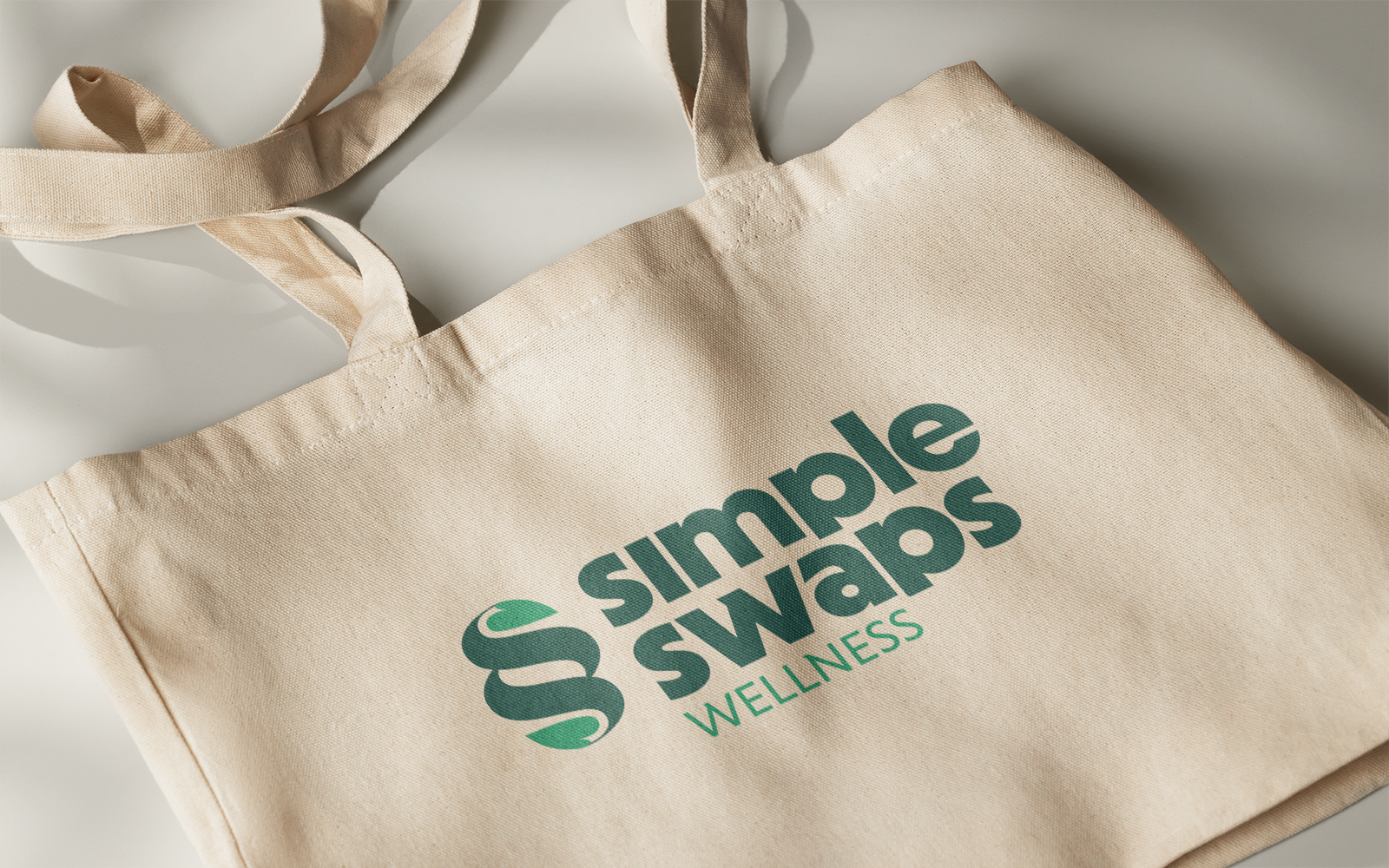Branded tote bag for health and wellness company by RE agency
