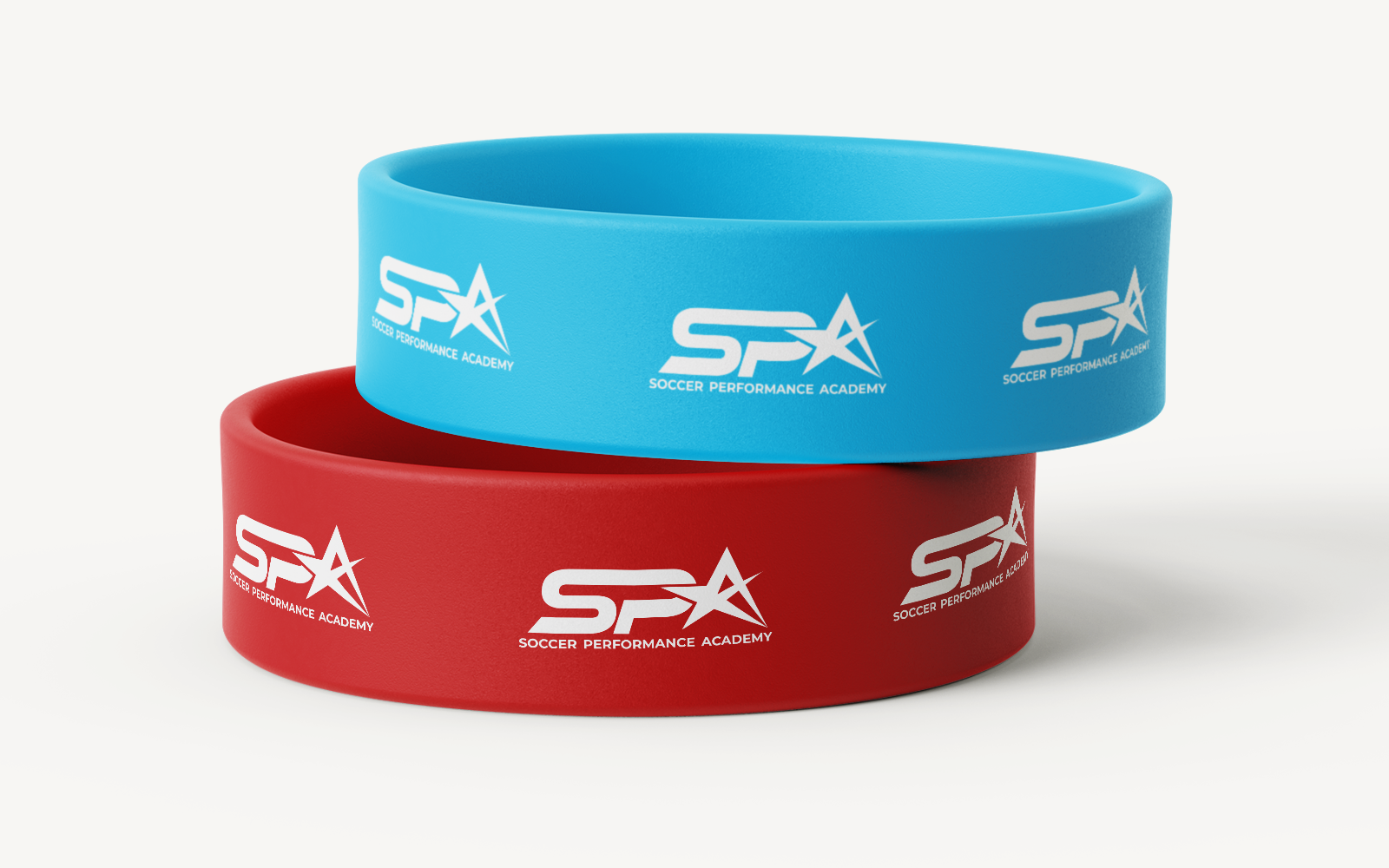 Branded wrist bands for SPA by RE Agency
