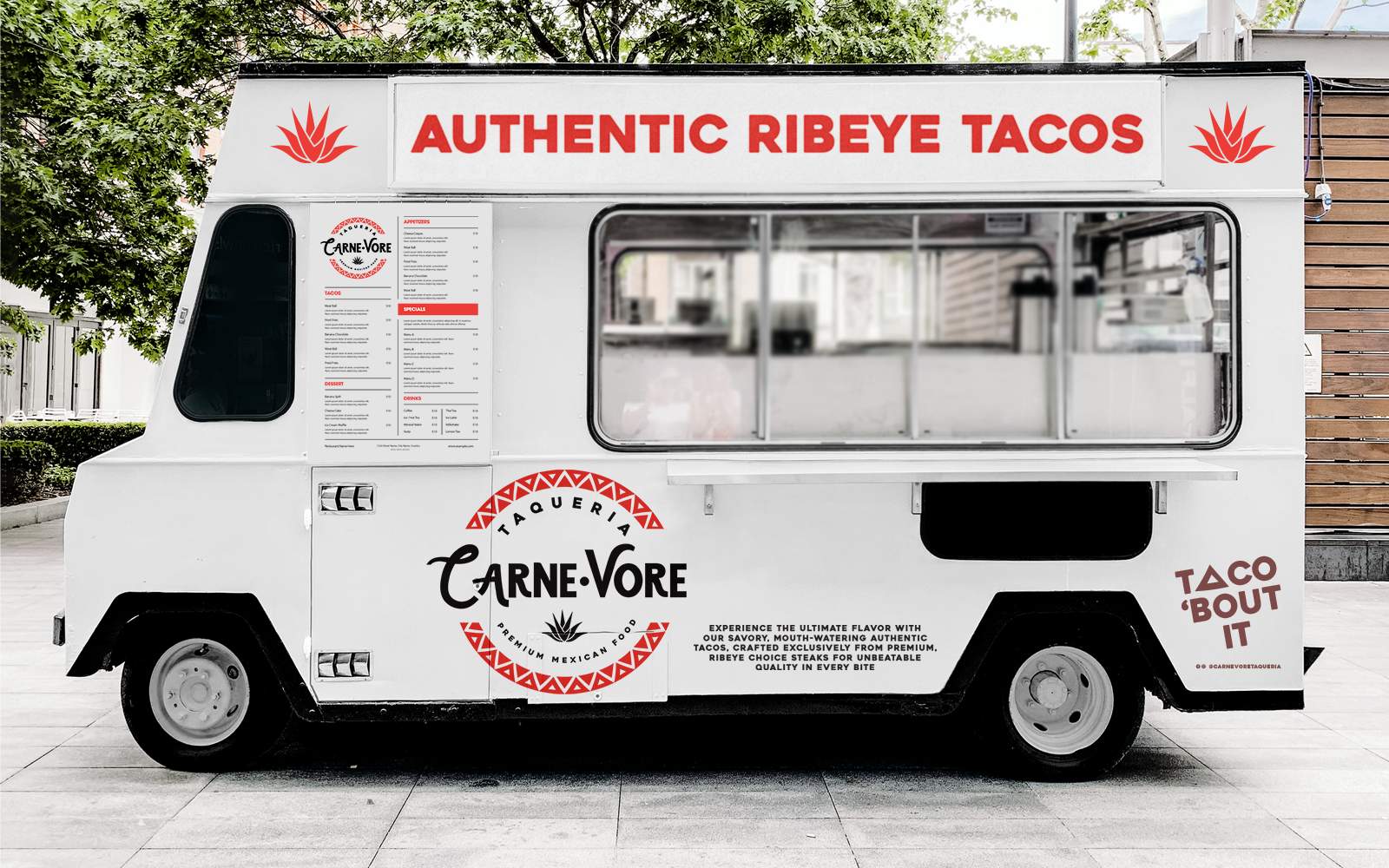 Food truck wrap for Mexican restaurant company